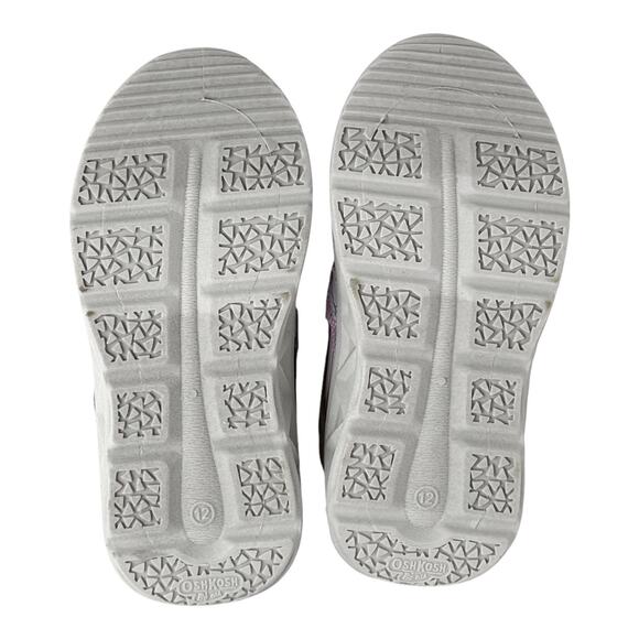 NEW OshKosh B Gosh Toddler SHOES Girls 12 Play Sandals Pink Silver Glitter NWT - Picture 6 of 13
